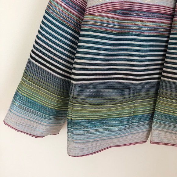 Escada Banora Stripe Lurex Jacket - Picture 3 of 8